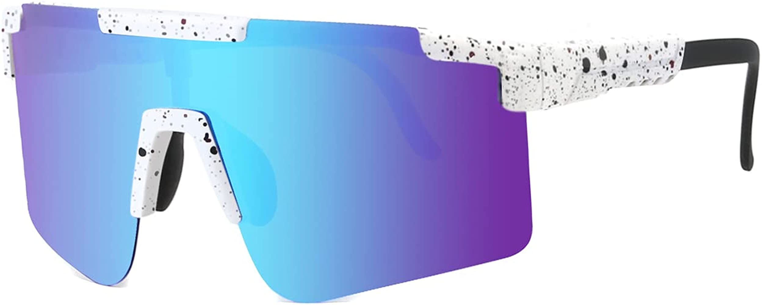 MALIDAK Sports Sunglasses, UV400 Protection Riding Sunglasses with Adjustable Temple & Nose Pad | Amazon (US)