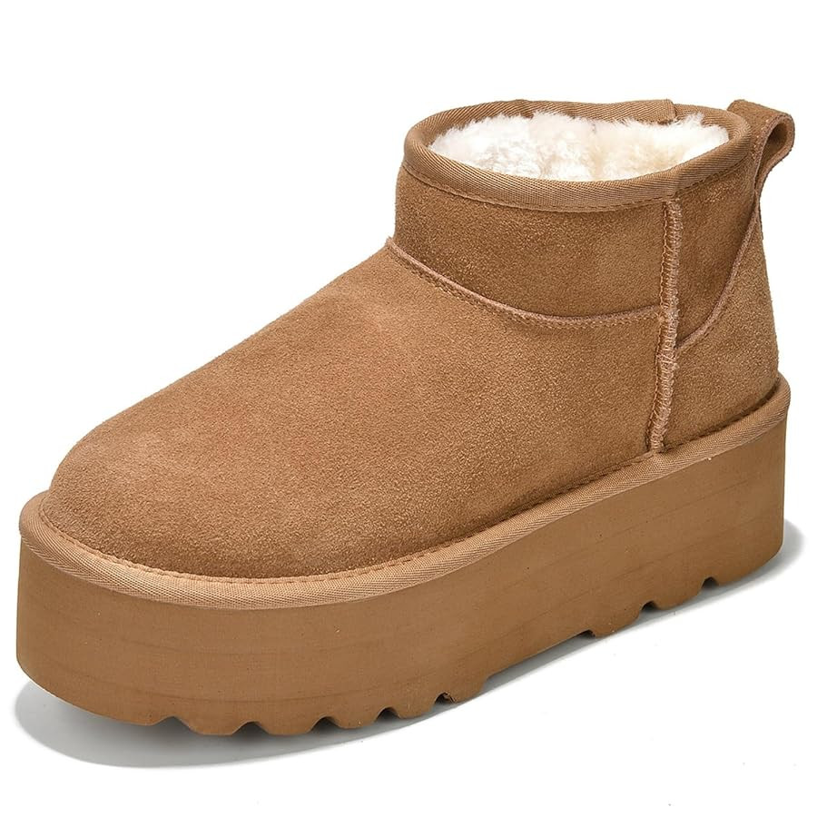 Project Cloud 100% Genuine Leather Ankle Boots for Women - Anti-Slip Memory Foam Insole Womens Bo... | Amazon (US)