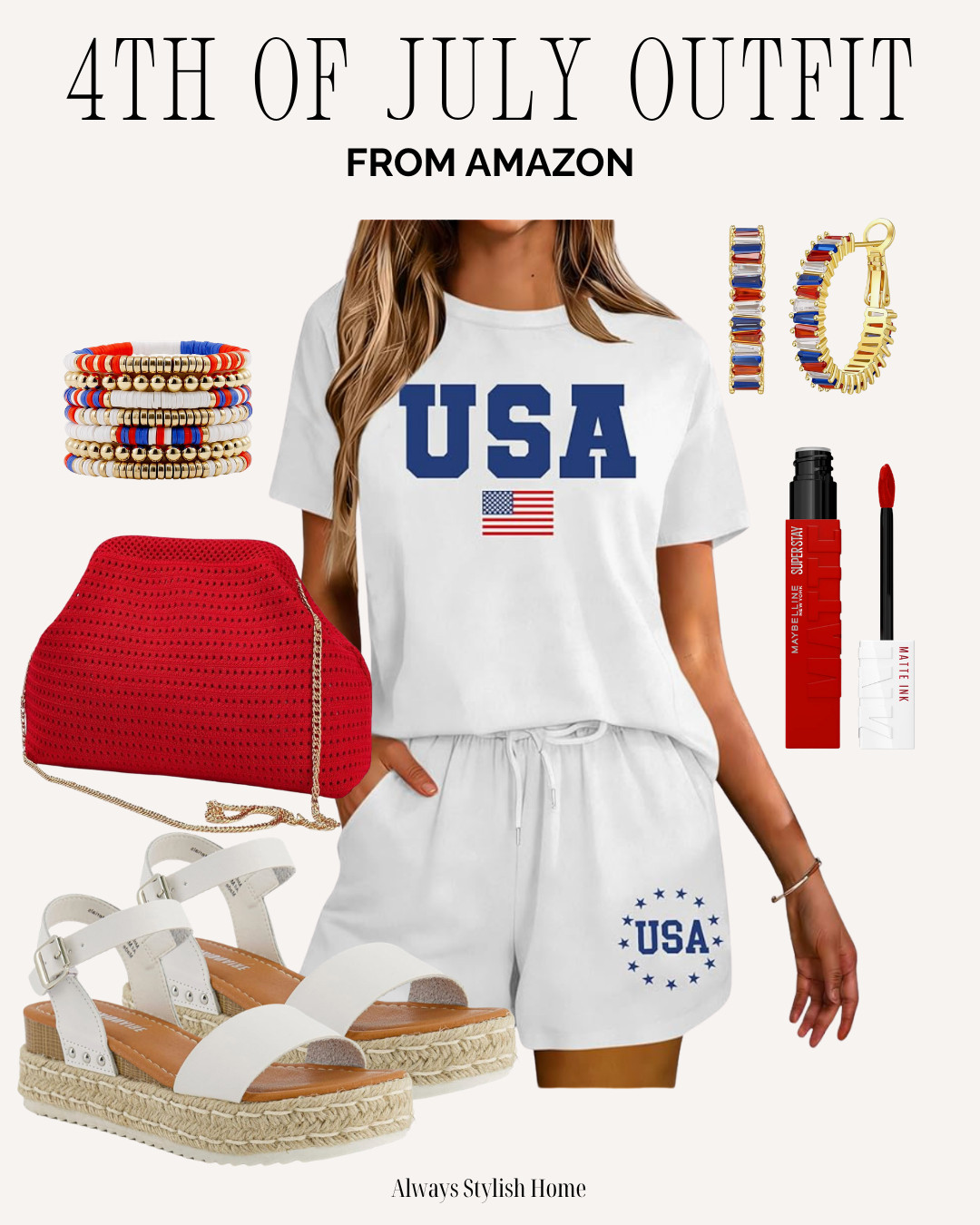 Red, white, and cute 🇺🇸✨ These Amazon 4th of July outfit finds are perfect for backyard BBQs, fireworks, lake days, beach trips, and all your summer celebrations. From festive graphic tees to breezy dresses and classic Americana-inspired styles, these affordable finds make holiday dressing easy and stylish.

#AmazonFashion #FourthOfJulyOutfits #PatrioticStyle #SummerOutfits #AmazonFinds #AffordableFashion
 

 #LTKgrwm #LTKootd #LTKSeasonal
