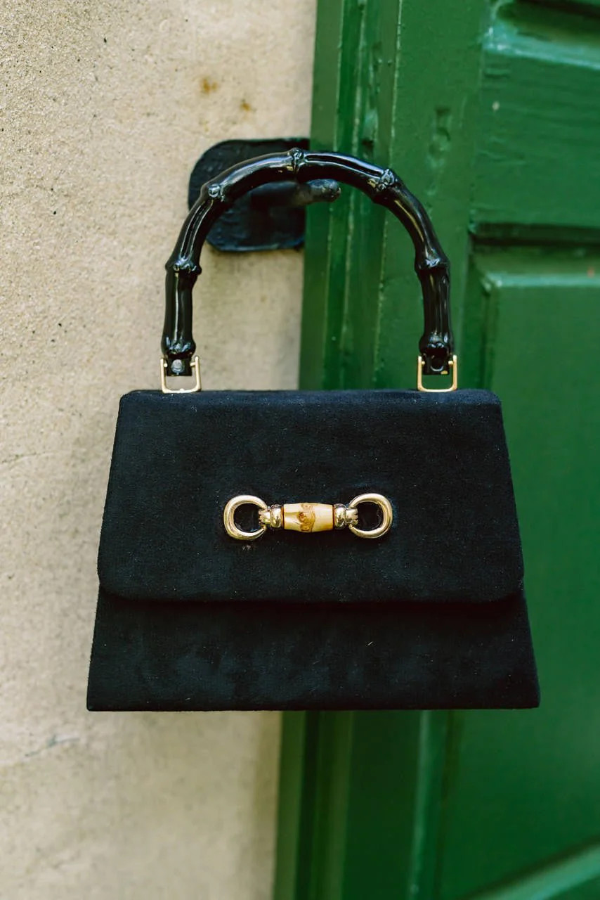 Lulu Black Suede - Bamboo Toggle | Lisi Lerch Inc