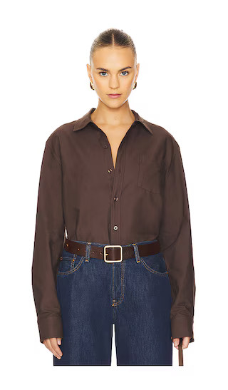 Artist Shirt in Chocolate | Revolve Clothing (Global)