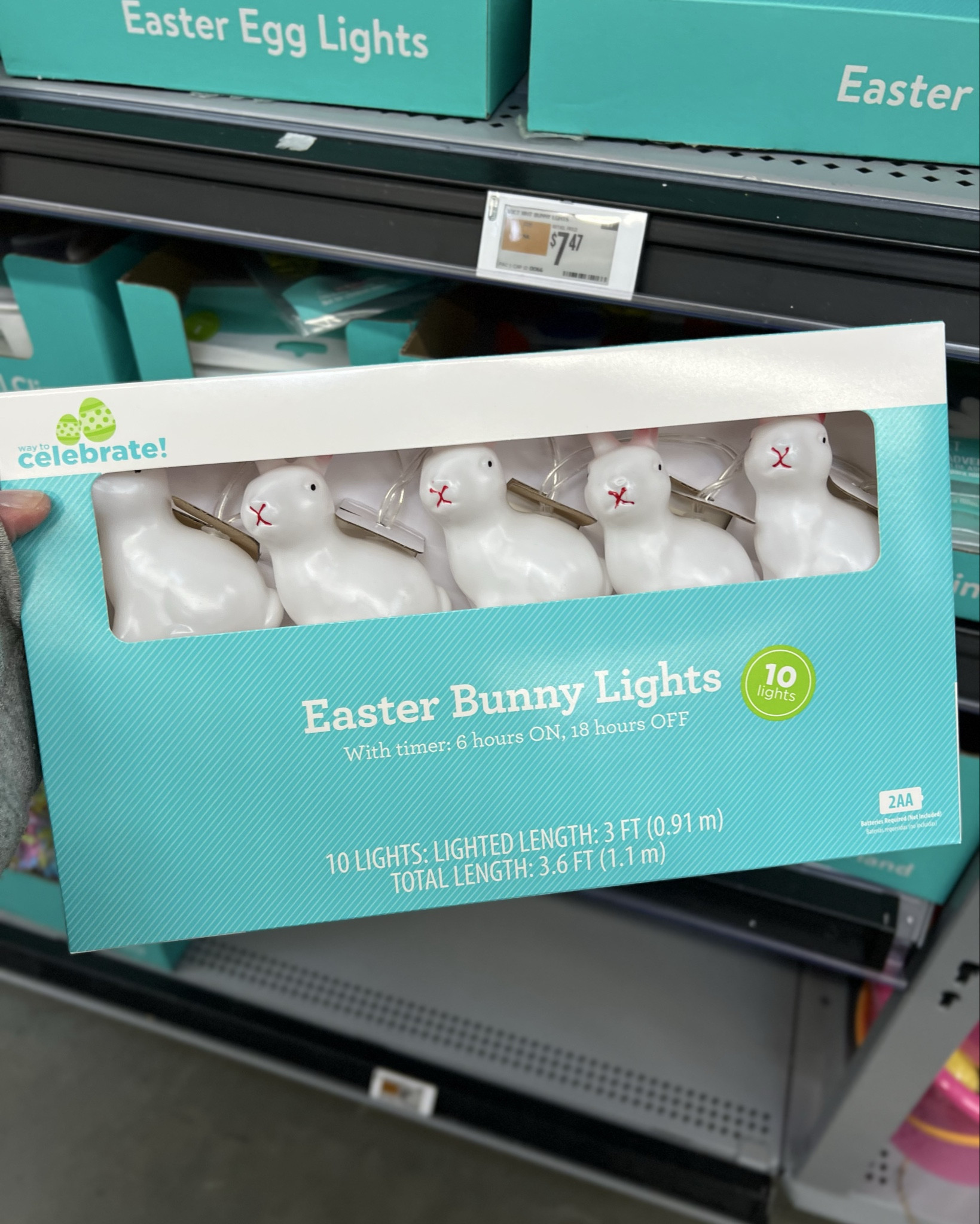 Easter lights and sign 

#LTKHome #LTKmomlife #LTKSeasonal