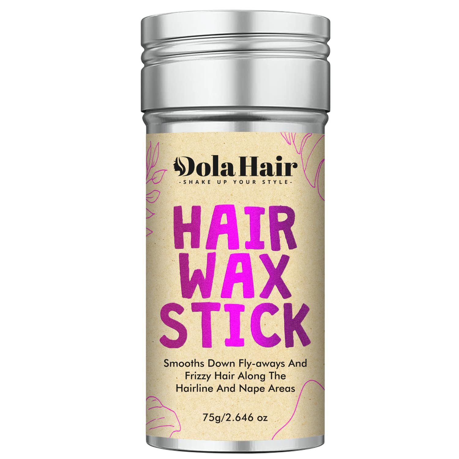 Dolahair Hair Wax Stick - Flyaway Control and Styling Pomade for Kids, Women, and Men - Hair Bun ... | Amazon (US)