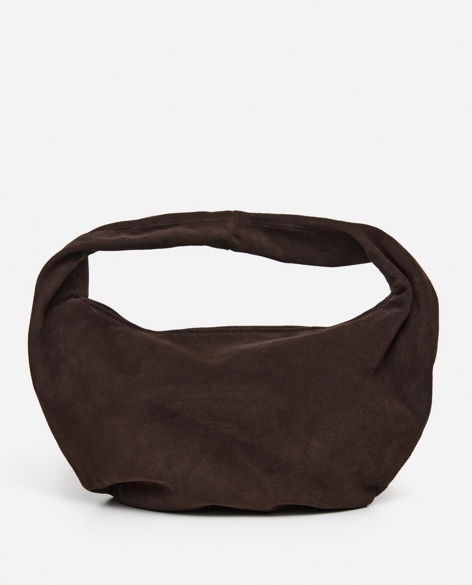 Alva Shoulder Bag Suede Chocolate Bag | Flattered