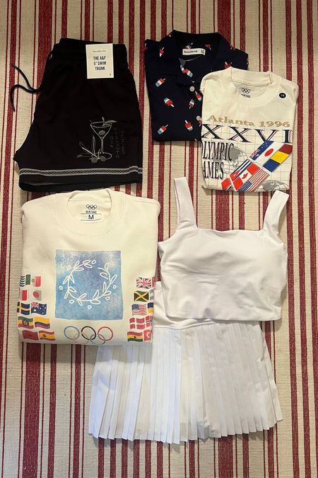 Olympics gear for kids and adults! Fourth of July kids shirt is on sale. The athletic gear from Abercrombie fits tts. I size up in the sweatshirts for an oversized fit. #meandmrjones

#LTKSummerSales #LTKKids #LTKFindsUnder50
