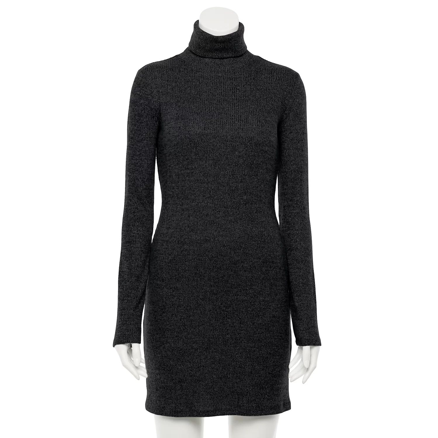 Juniors' SO® Cozy Turtleneck Bodycon Dress | Kohl's