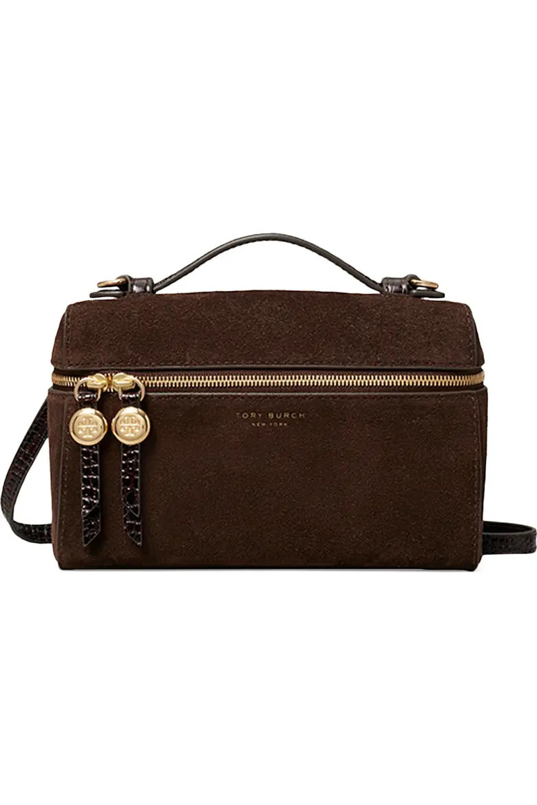 Tory Burch Romy Suede Slim Top Handle Bag in Cheetah Spots at Nordstrom | Nordstrom