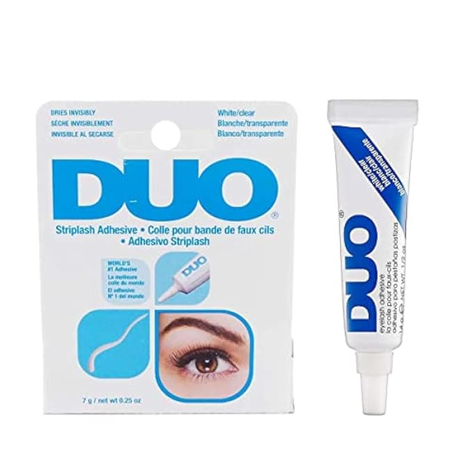 DUO Strip Lash Adhesive, Clear/White - Strong Hold, Waterproof Lash Glue for False Lashes and Las... | Amazon (US)