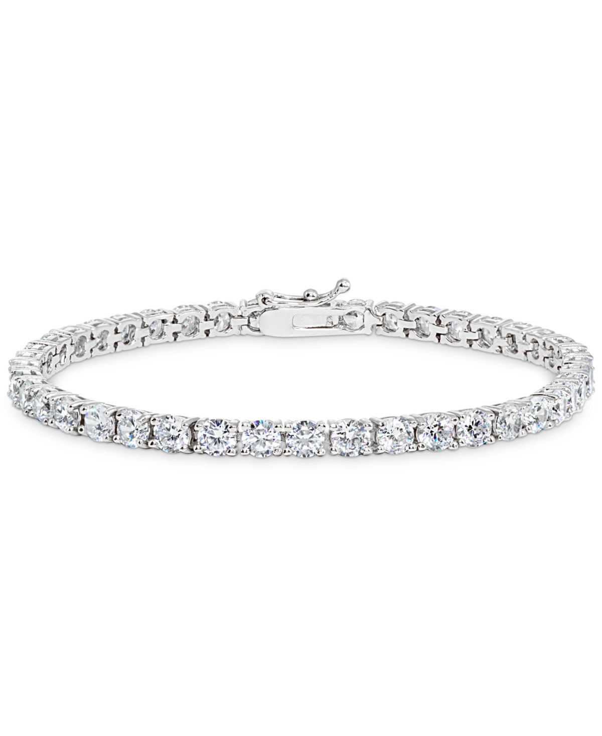 Giani Bernini Cubic Zirconia Tennis Bracelet in Sterling Silver, Created for Macy's | Macys (US)