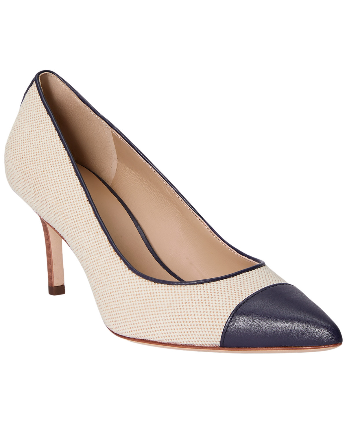 Lauren Ralph Lauren Women's Lanette Stiletto Heel Pumps - Blue | Macy's