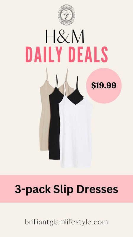 Score big with today's H&M daily deal: a set of three mini dresses for endless style options! From casual-chic to date-night ready, these versatile dresses will elevate your wardrobe effortlessly. Grab this unbeatable deal before it's gone! 👗💥 #HMDailyDeal #MiniDressTrio #StyleForEveryOccasion

#LTKU #LTKparties #LTKsalealert