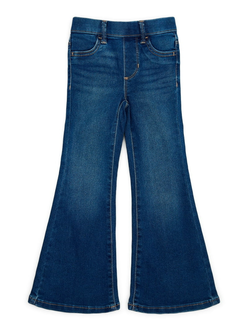 Wonder Nation Girls Flare Jeggings, Sizes 4-18 & Plus | Walmart (US)