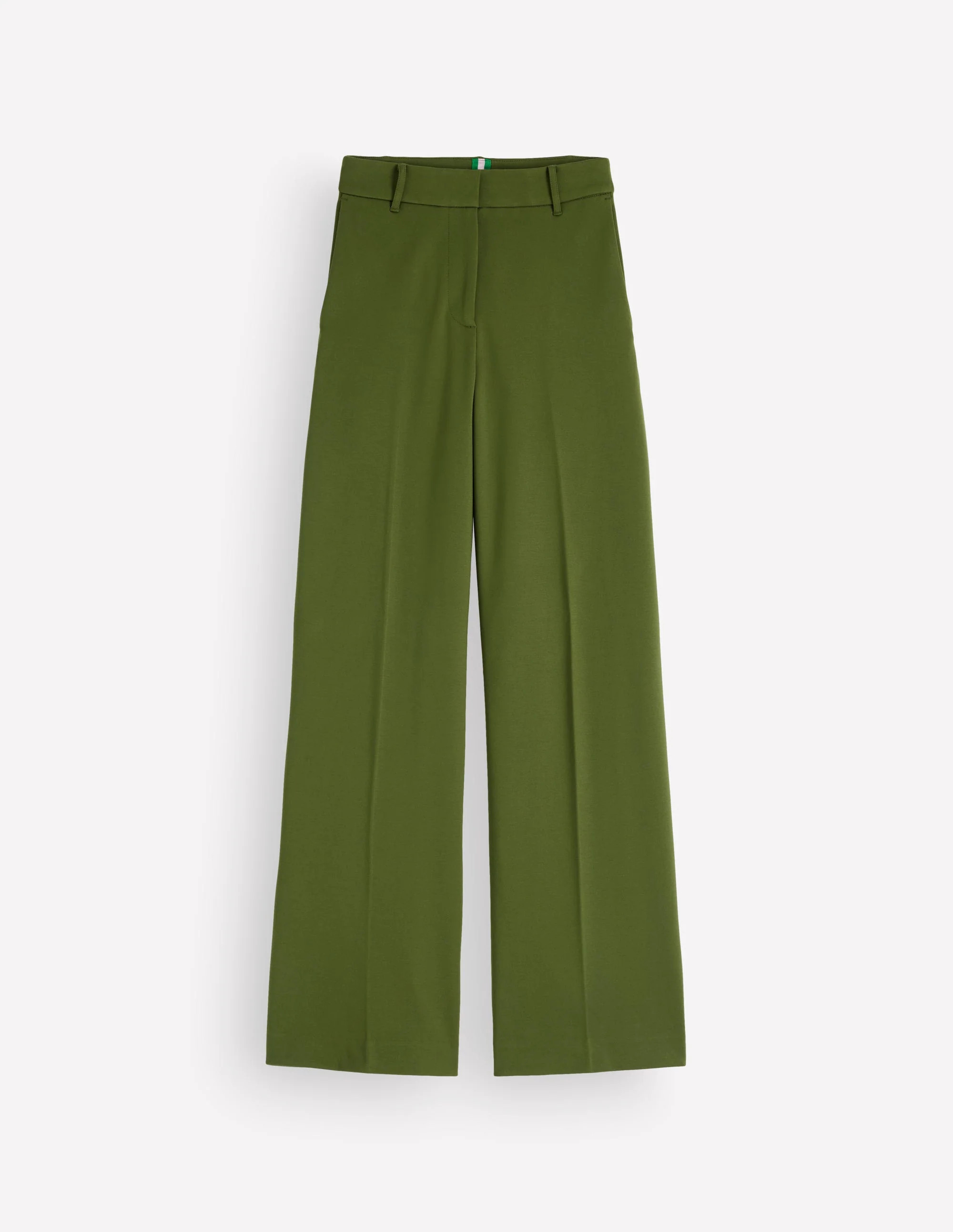 Belgravia Ponte Trousers-Forest Green | Boden UK