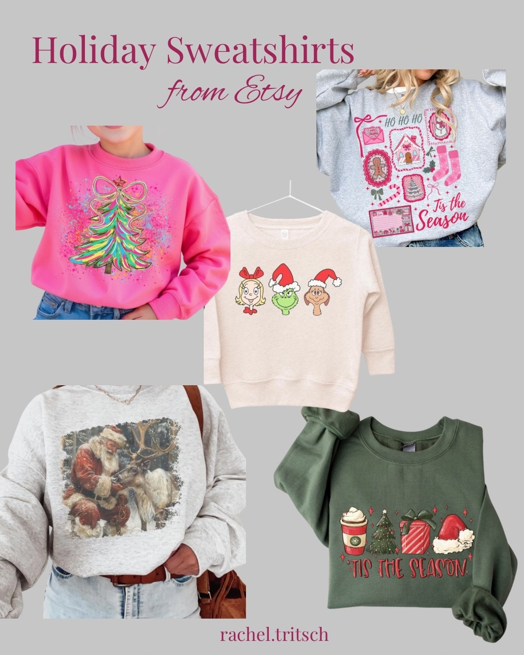 I just bought these holiday sweatshirts from Etsy and I can’t wait to show my girls!

#LTKSeasonal #LTKFamily #LTKHoliday