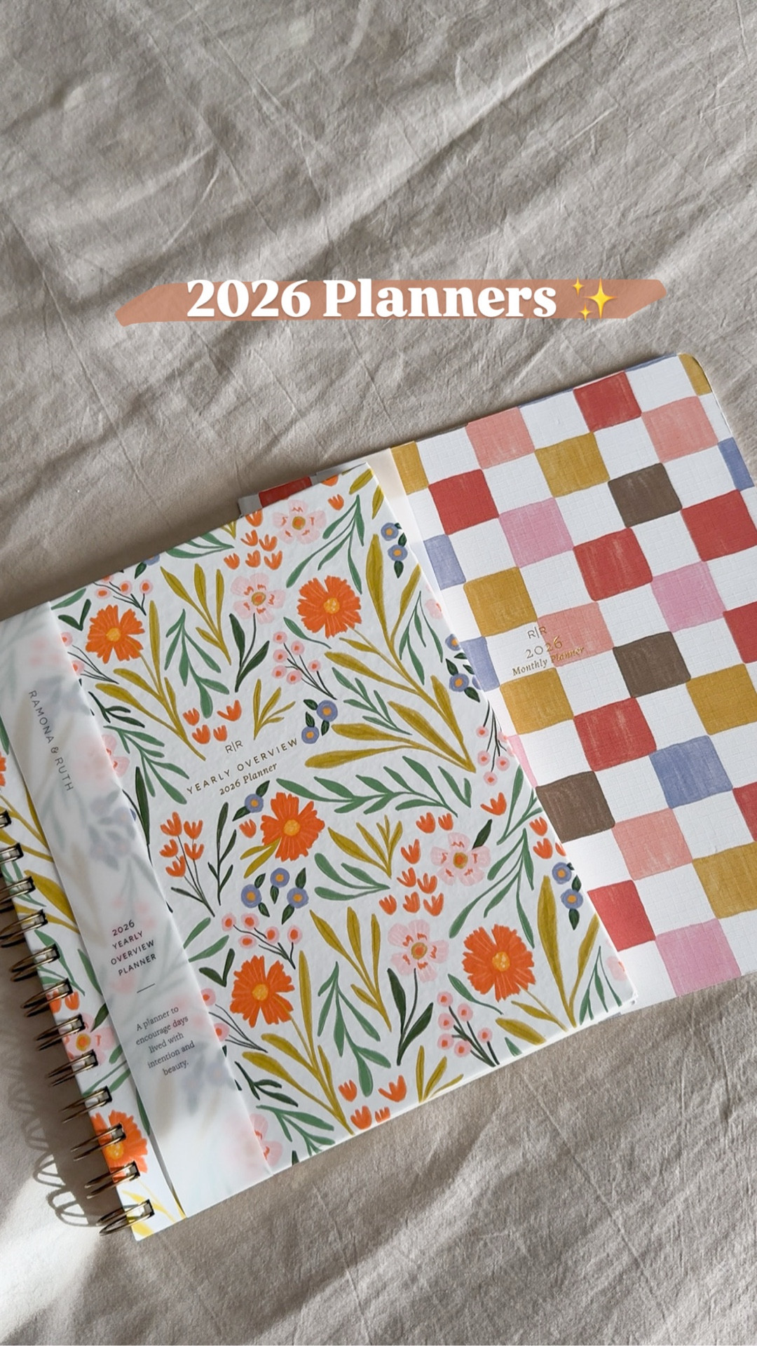 Beautiful 2026 planners and calendars from Ramona & Ruth found at Target! Get ready to make 2026 the most organized year yet! 