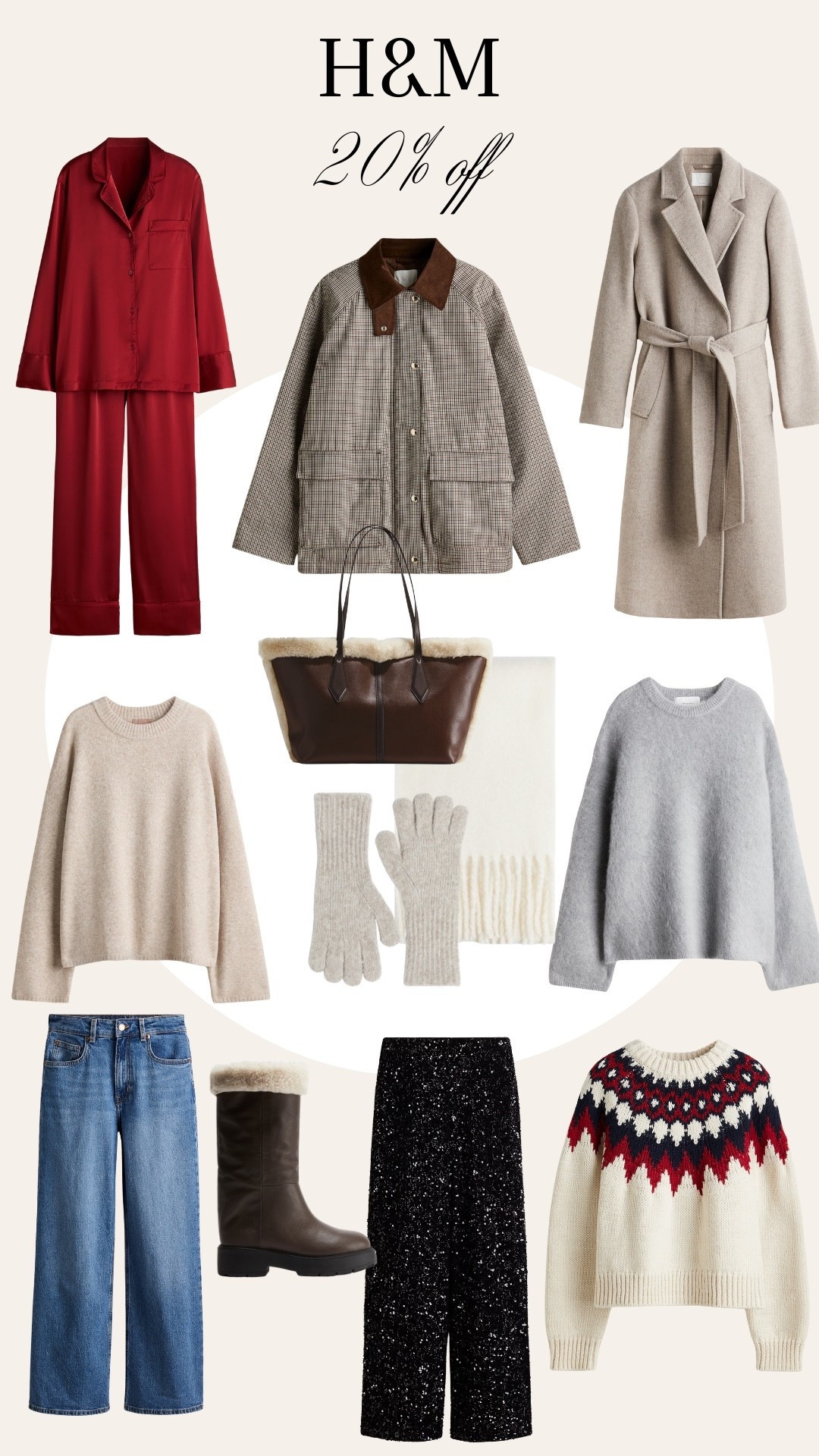20% off at H&M
A few of my favourite picks for autumn winter 
