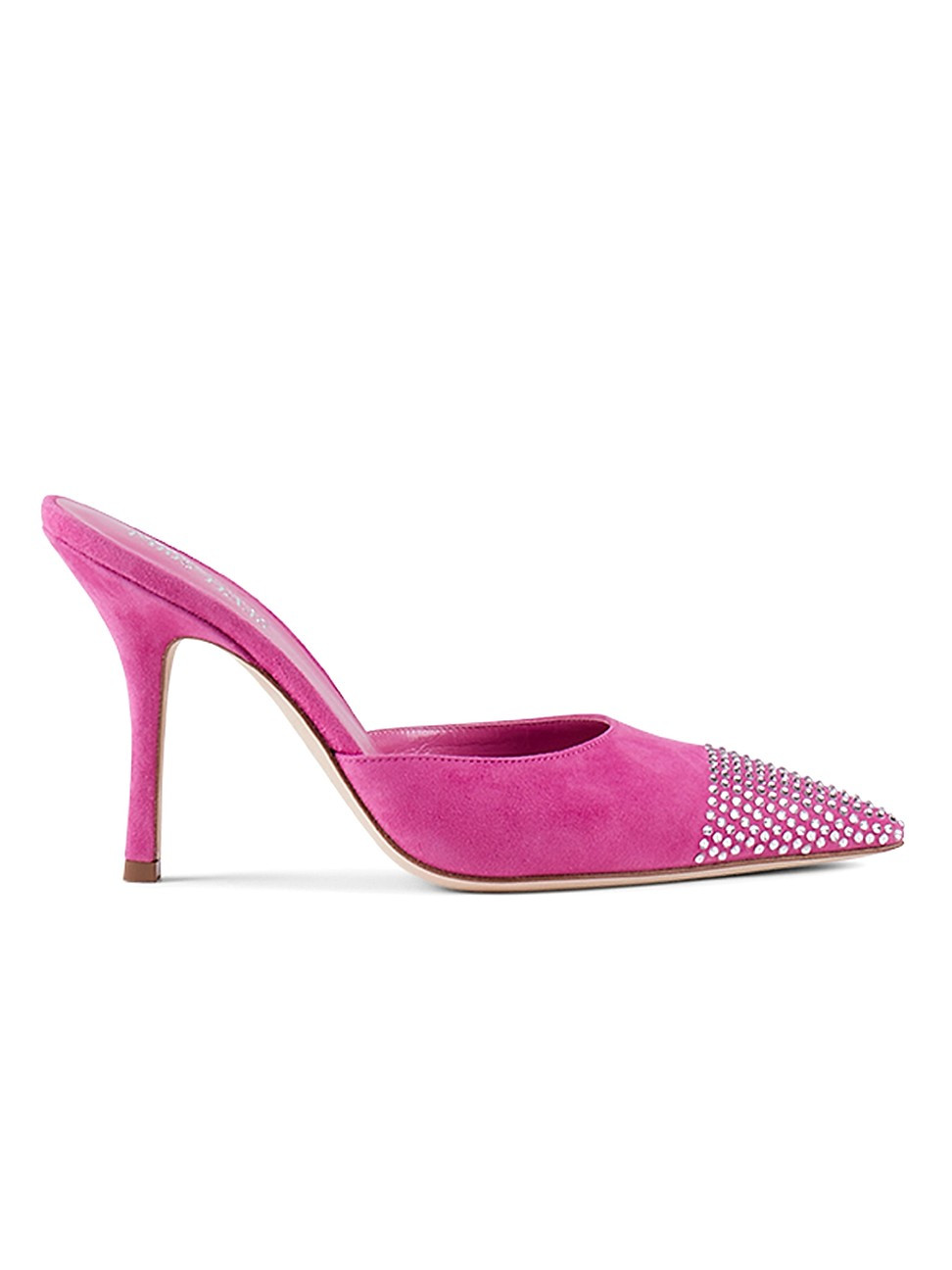 Holly Cherry Embellished Suede Mules | Saks Fifth Avenue