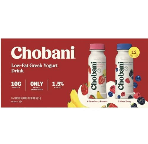Grocerama Chobani Low-Fat Greek Yogurt Drink, 12 ct. | Amazon (US)