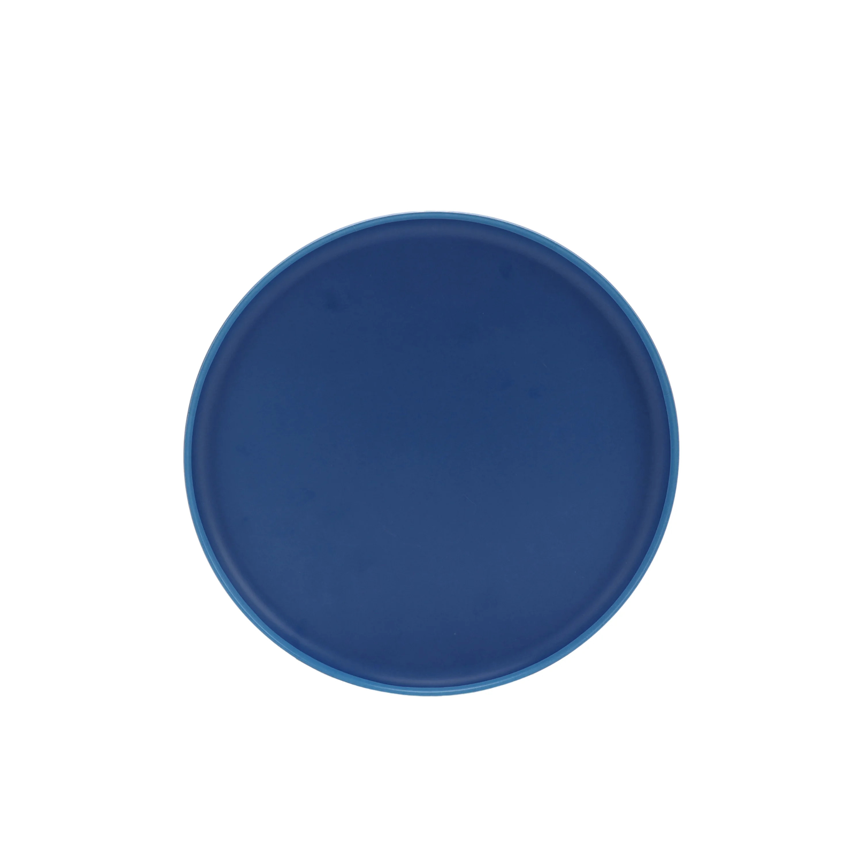Mainstays by Becky G. & Alejandra Bamboo Melamine Dinner Plate, Blue | Walmart (US)