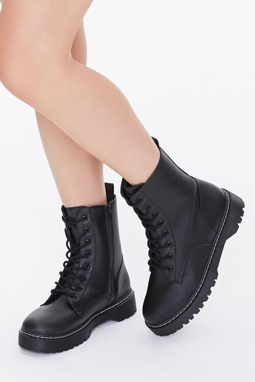 Lug-Sole Combat Boots | Forever 21 (US)
