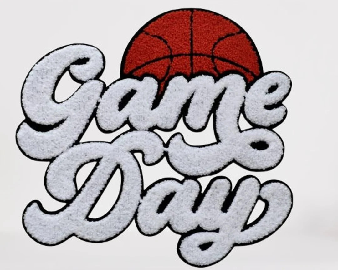 Game Day Basketball Patch - Iron on Basketball Patch - Make Your Own Shirt - Basketball Mom Cheni... | Etsy (US)