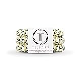 TELETIES - Animal Print Hair Ties - Hair Coils - 3 pack (Large, Snow Leopard) | Amazon (US)