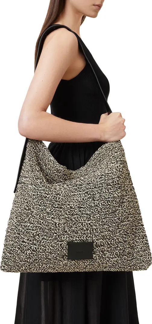 Asha Straw Shoulder Bag | Nordstrom