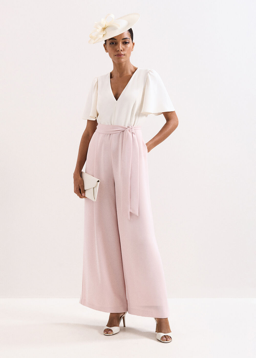 Kallie Short Sleeve Jumpsuit | Phase Eight UK | | Phase Eight