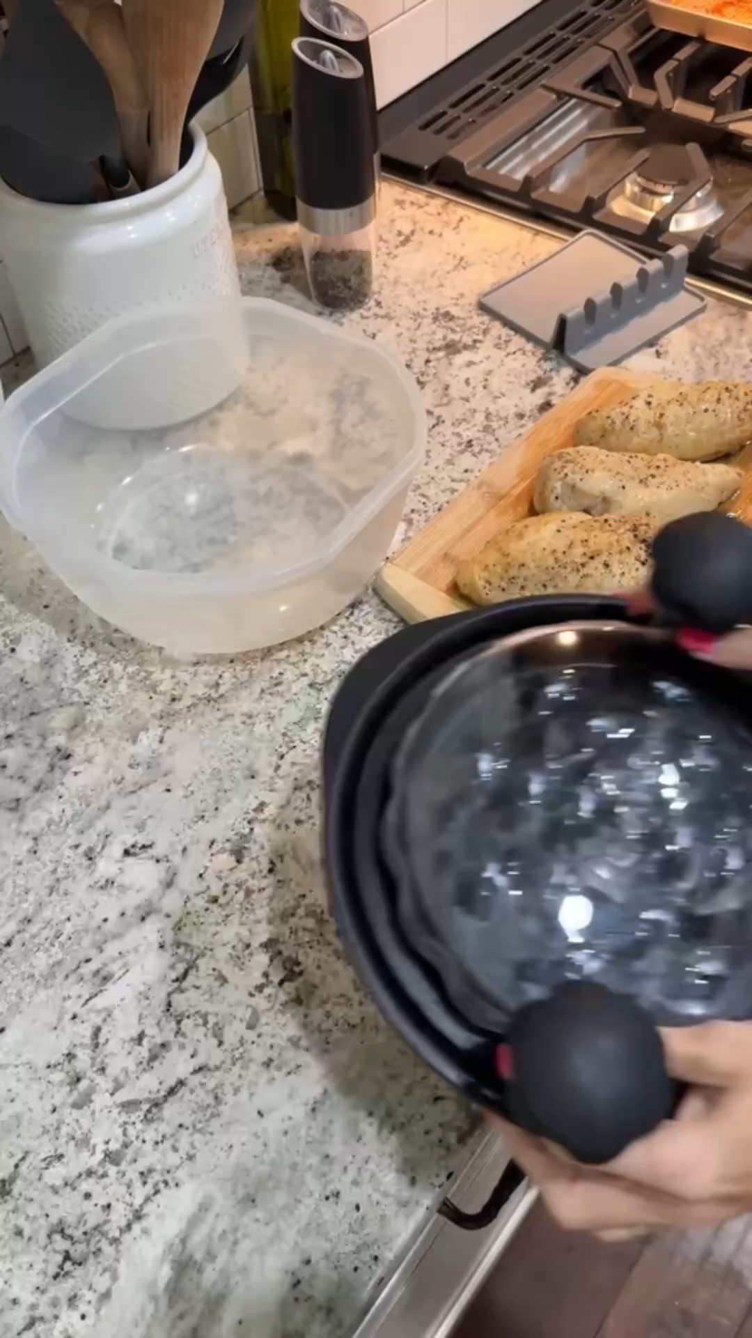 This is the best way to shred chicken & you can’t convince me otherwise!!! And I just throw it in the dishwasher when I’m done shredding. This little gadget is a must have!!! 


#LTKfoodie #LTKGiftGuide #LTKFindsUnder50