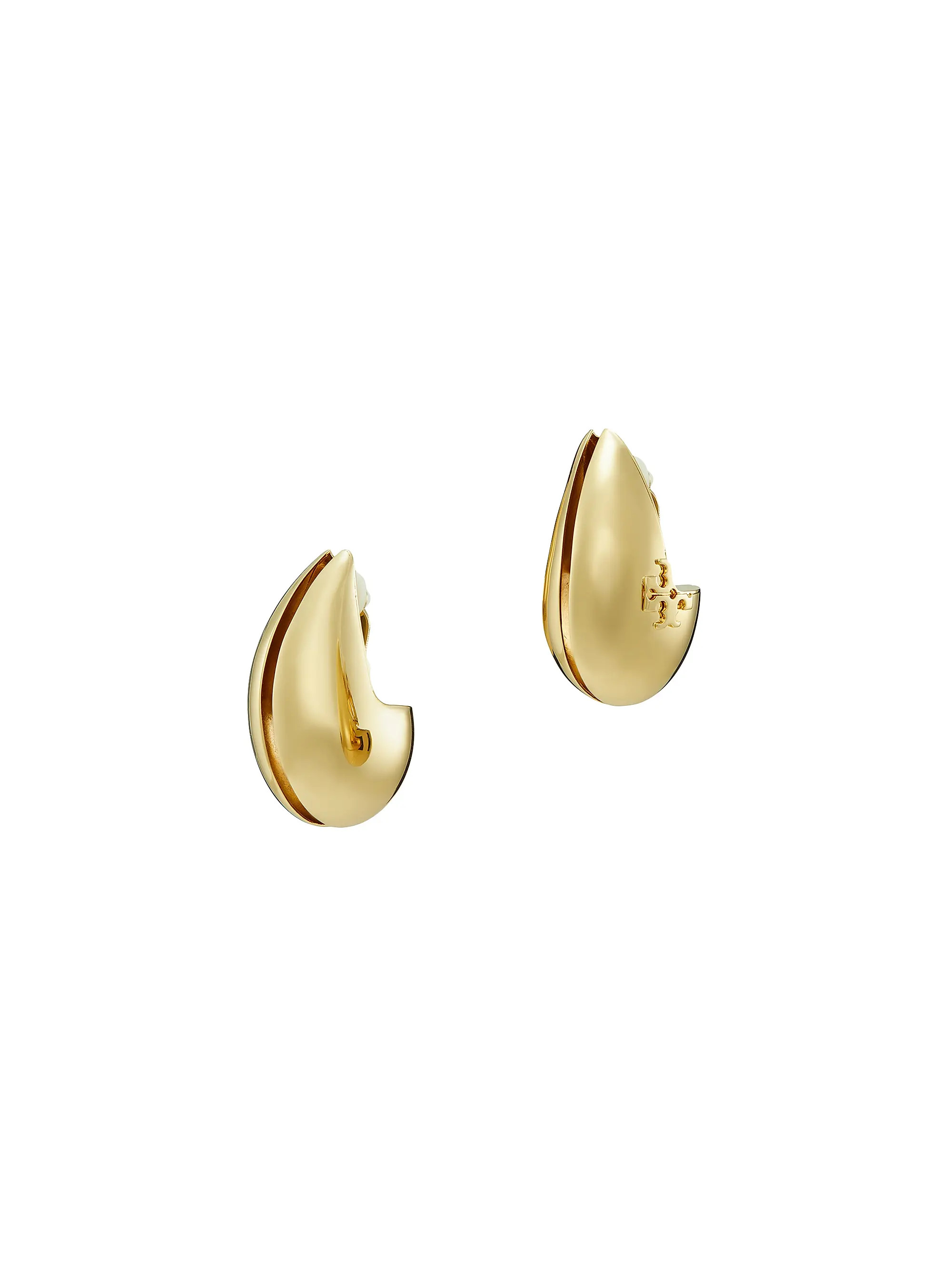 Wave Goldtone Or Silvertone Clip-On Earrings | Saks Fifth Avenue