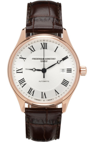 Rose Gold & Brown Automatic Watch | SSENSE