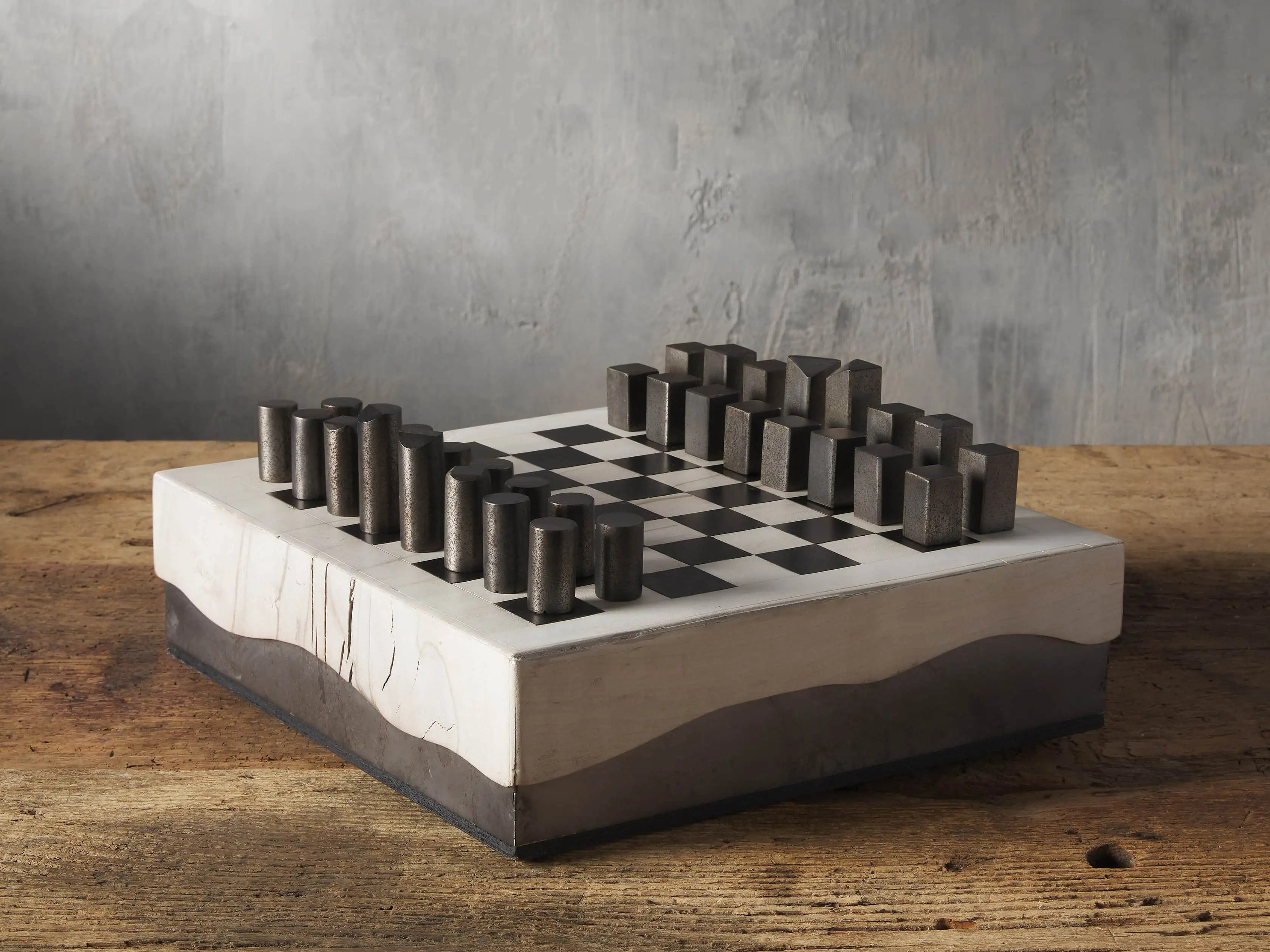 Sierra Boxed Chess Set | Arhaus
