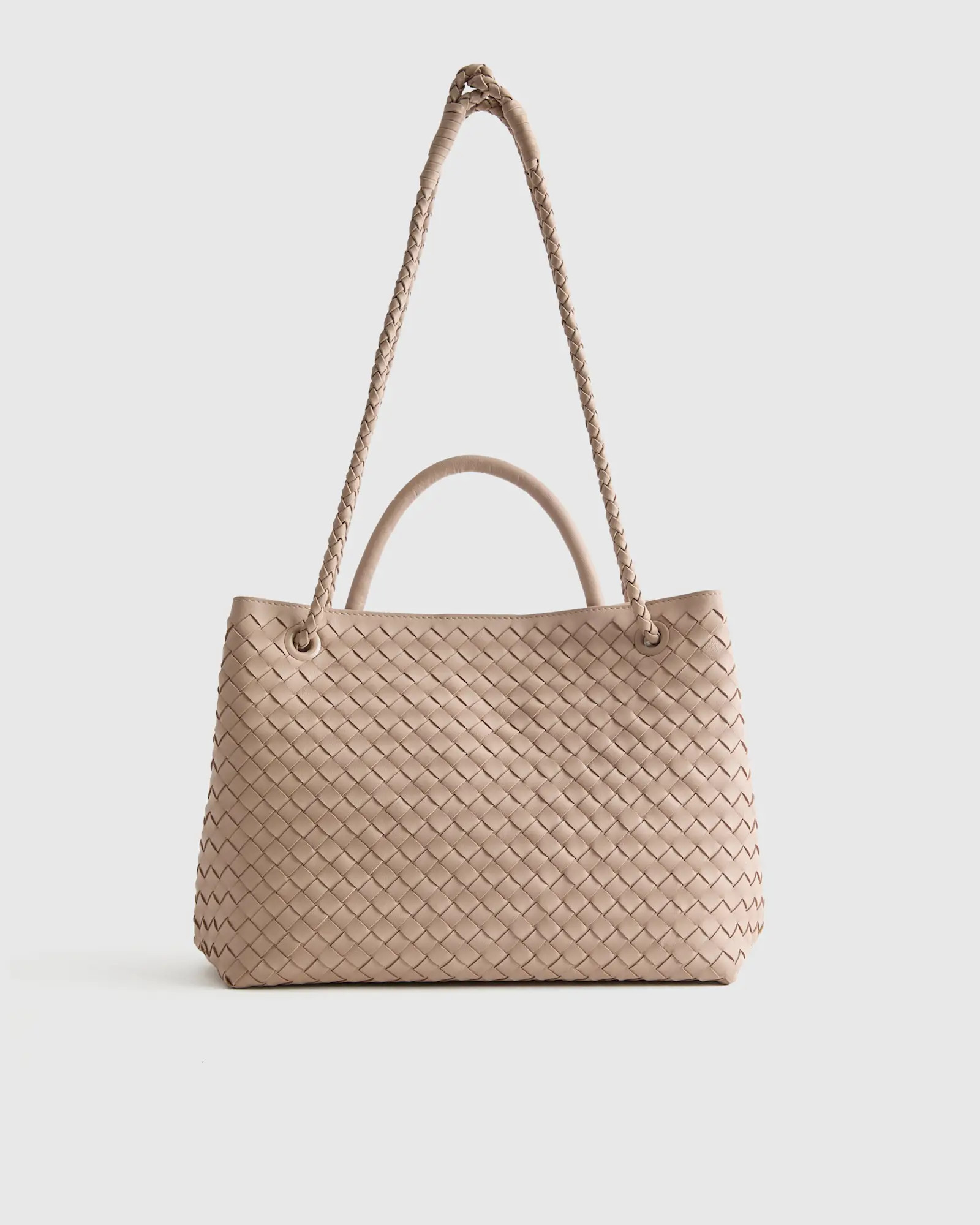 Italian Leather Handwoven Satchel | Quince
