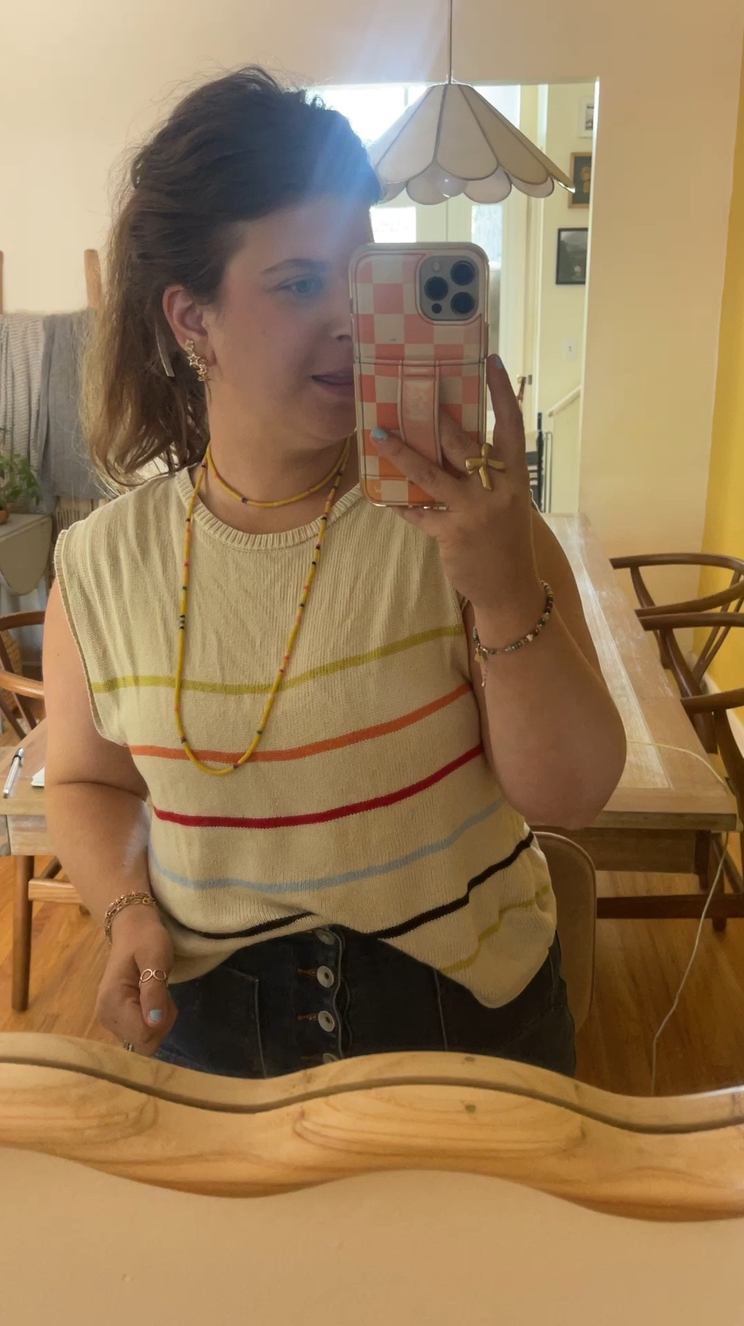 A cute striped sweater tank & wide leg jeans for a summer to fall day



#LTKStyleTip #LTKSeasonal #LTKFindsUnder100