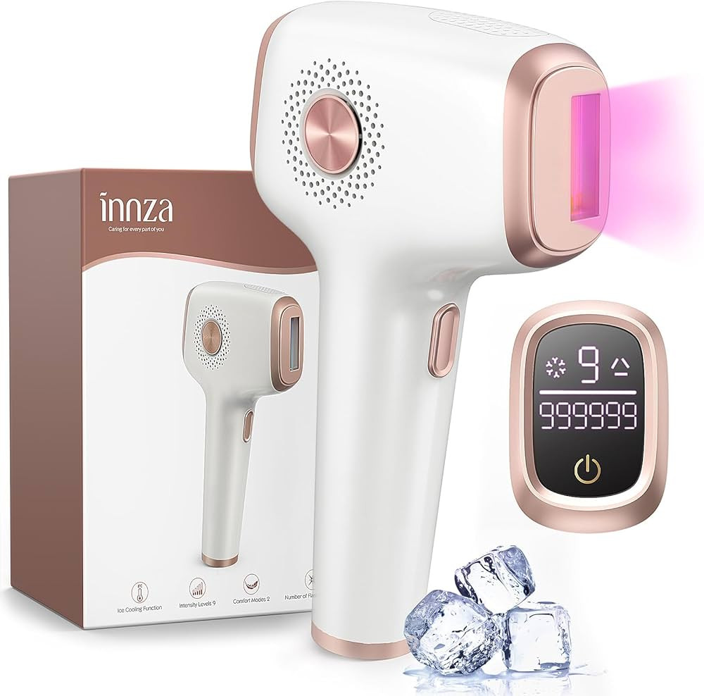 INNZA Laser Hair Removal with Ice Cooling Care Function for Women Permanent,999,999 Flashes Painl... | Amazon (US)