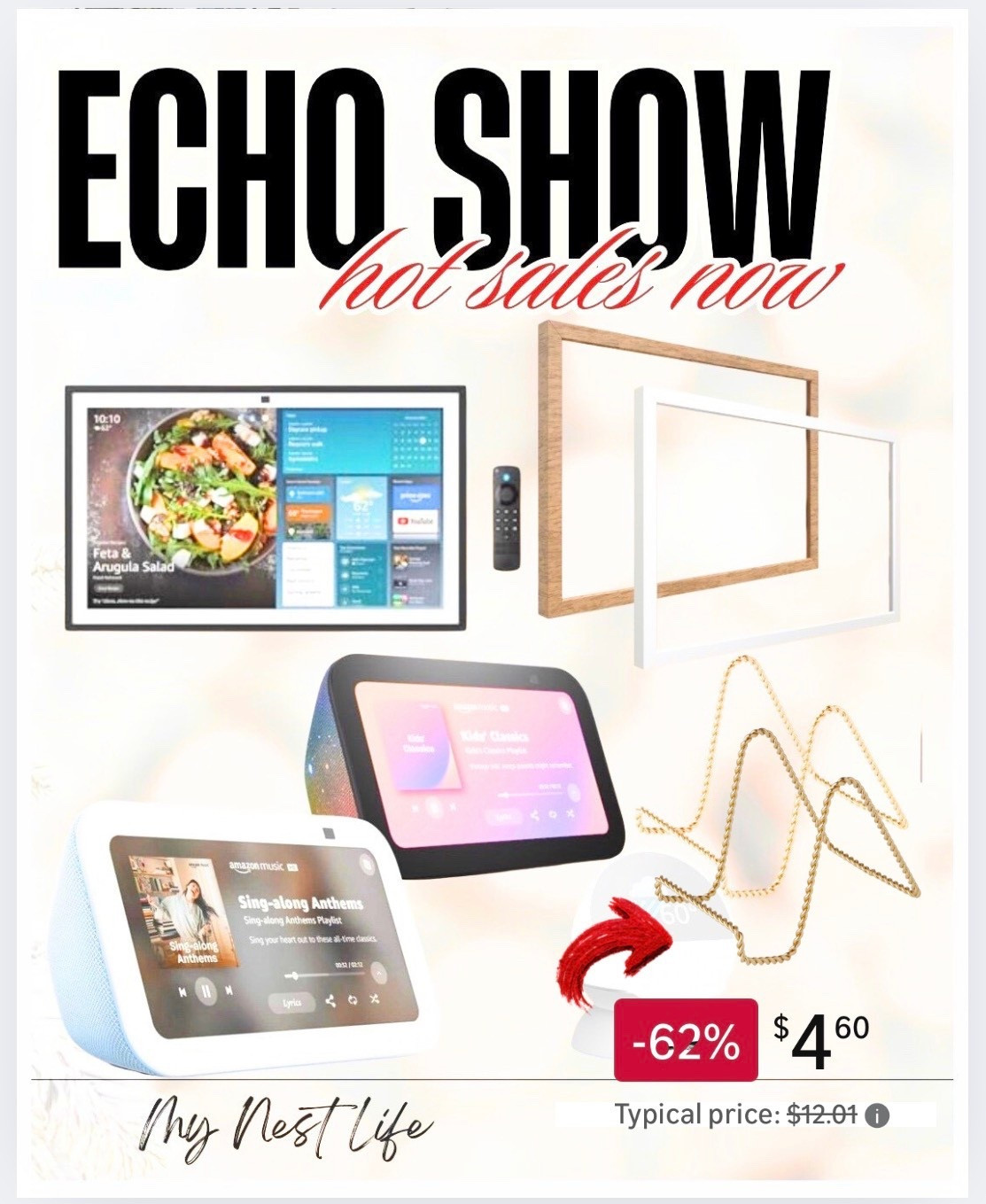 62% OFF — this simple stand is a steal.

It keeps my Echo Show secure, upright, and looking intentional instead of just sitting flat on the counter.
No bells and whistles — just a clean, minimal stand that does exactly what it’s supposed to do.

If you want your space to look more polished without adding clutter, this is an easy upgrade… especially at 62% off.

✨ Linked here while the deal lasts

#LTKhome #AmazonFinds #LTKDeals #SmartHomeStyle #HomeUpgrade