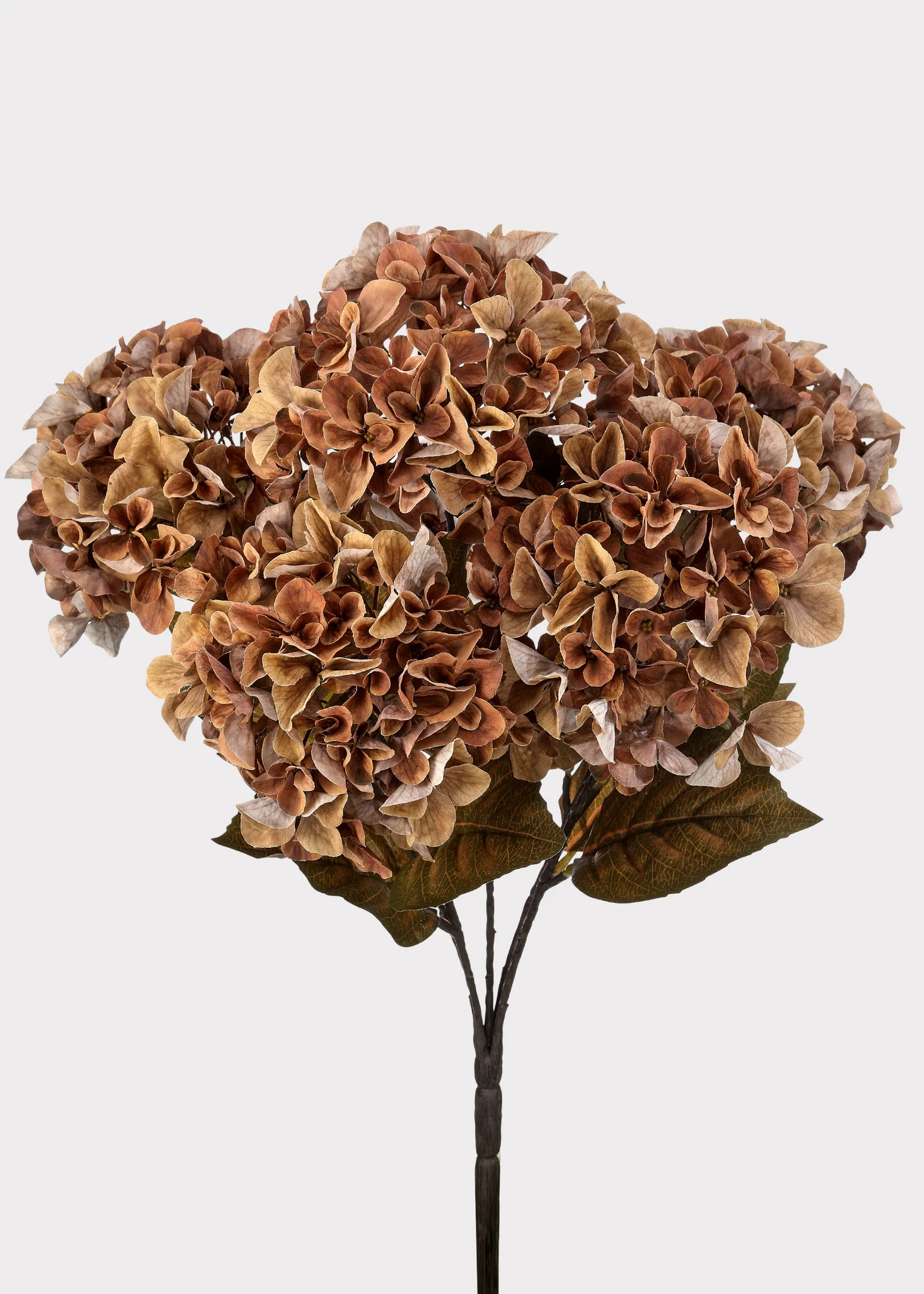 Autumn Brown Hydrangea Bush | Artificial Fall Flowers | Afloral | Afloral