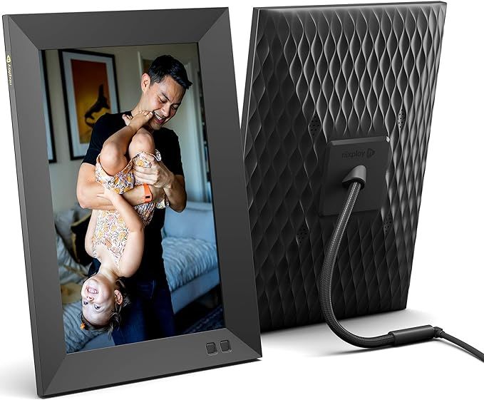 Nixplay 10.1 inch Smart Digital Photo Frame with WiFi (W10F) - Black - Share Photos and Videos In... | Amazon (US)
