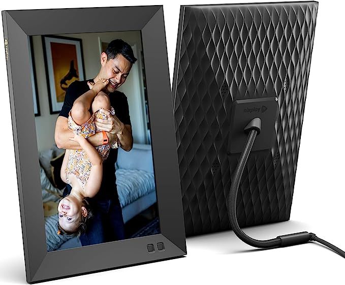 Nixplay 10.1 inch Smart Digital Photo Frame with WiFi (W10F) - Black - Share Photos and Videos In... | Amazon (US)