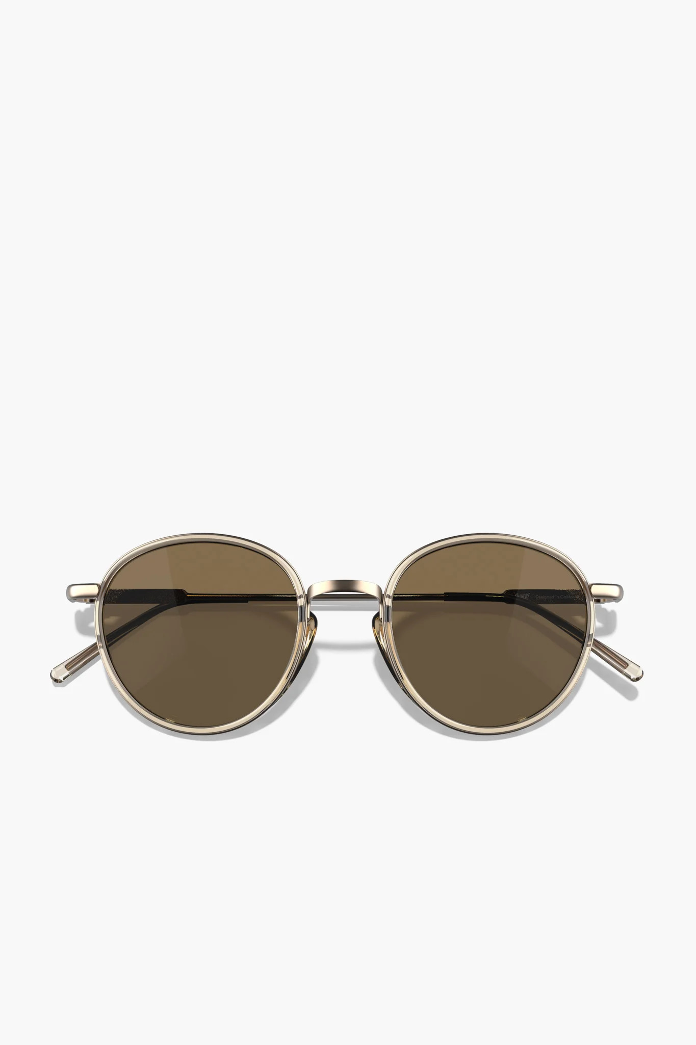 Champagne Amber Baia Polarized Sunglasses | Tuckernuck (US)