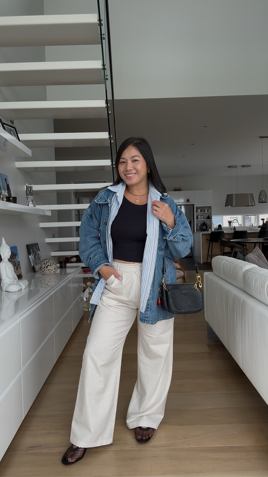 Layering is key for this Icelandic Weather 😅

Ordered the pants in a petite length and didn’t have to alter them further! Perfect length! My Levi’s denim shacket is old but I linked similar for you!

#LTKsummer #LTKcanada #LTKmidsize