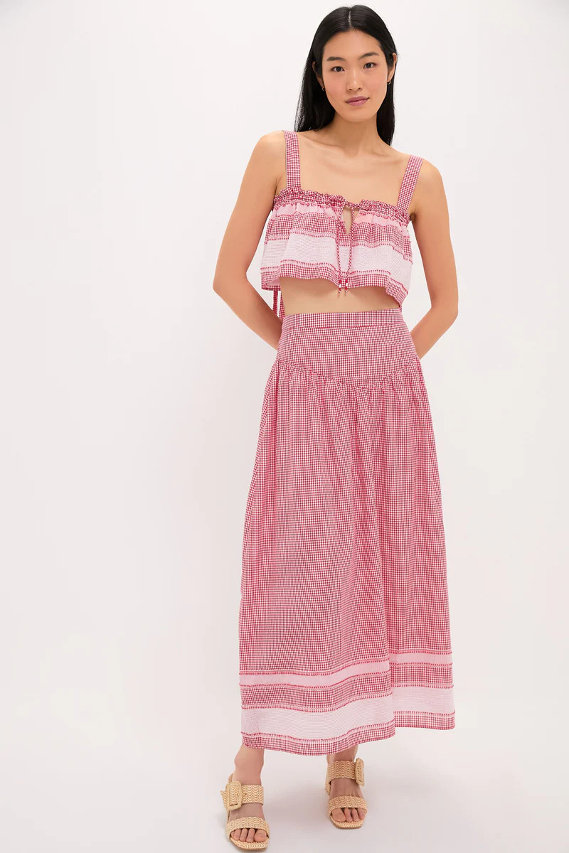 Red and White Judy Skirt Set | Tuckernuck (US)