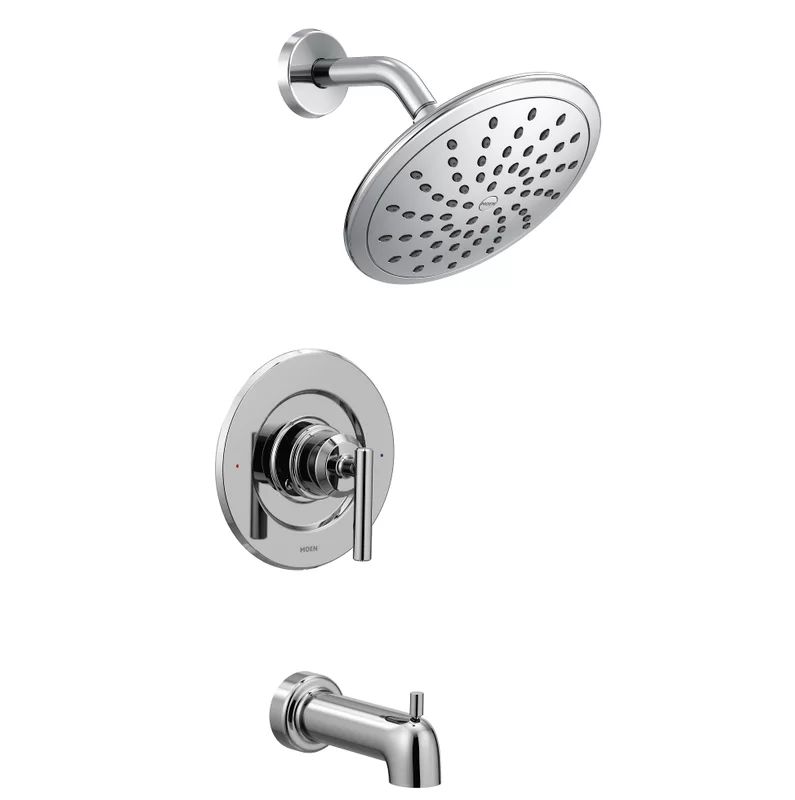 Gibson Pressure Balance Tub and Shower Faucet with Lever Handle | Wayfair North America
