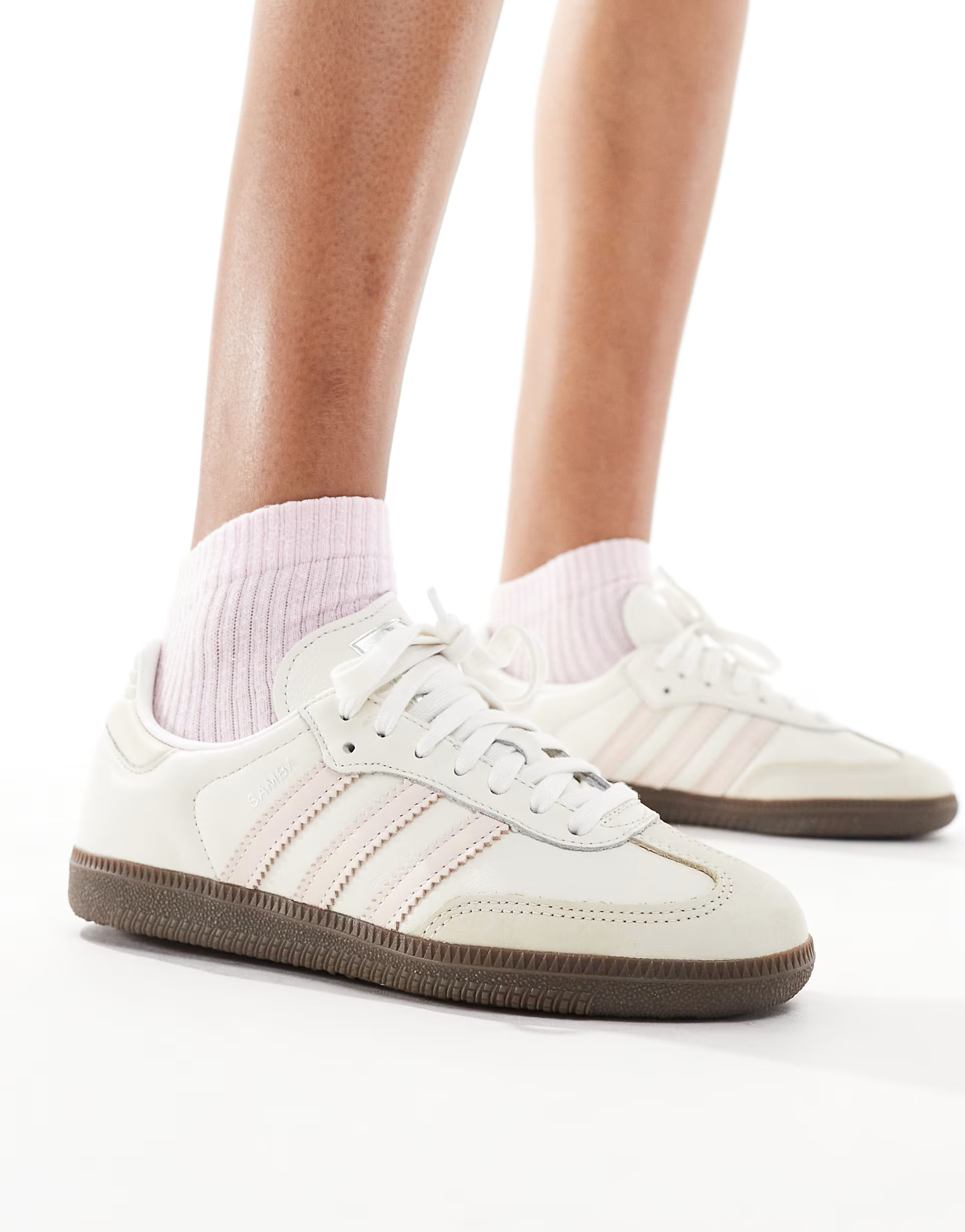 adidas Originals Samba OG trainers in off white | ASOS (Global)