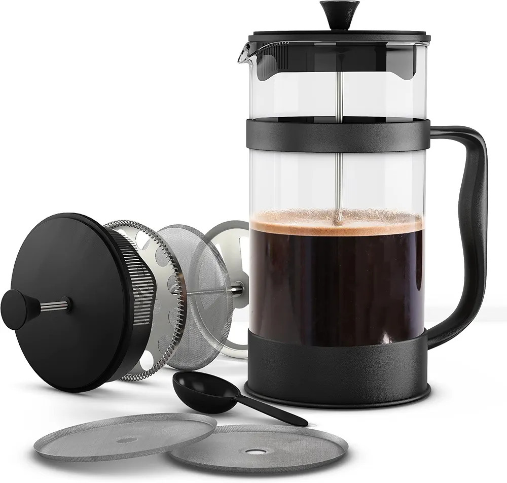 Utopia Kitchen - French Press Coffee Maker, Espresso Tea and Coffee Maker with Triple Filters 34 ... | Amazon (US)