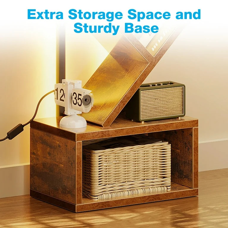 Casacomoda 6 Tier Tree Bookshelf, Bookcase with LED Lights, Display Floor Standing Storage Shelf,... | Walmart (US)