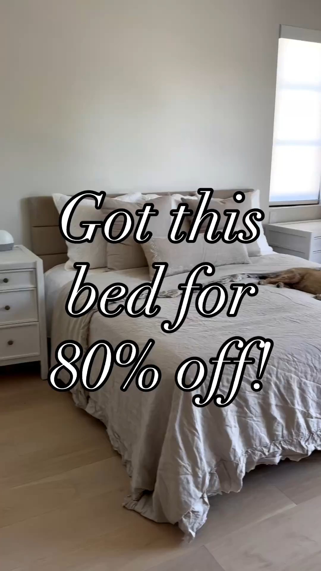 My bedframe is on sale for under $200 and 80% off during Cyber Monday, such an incredible deal! I also linked a bunch of other pieces I bought for home a lot of which are on sale. Watch to the end of this video and you can see the other bedframe we got from Wayfair. My sheets are also 45% off! 🤍

#LTKHome #LTKSaleAlert #LTKCyberWeek