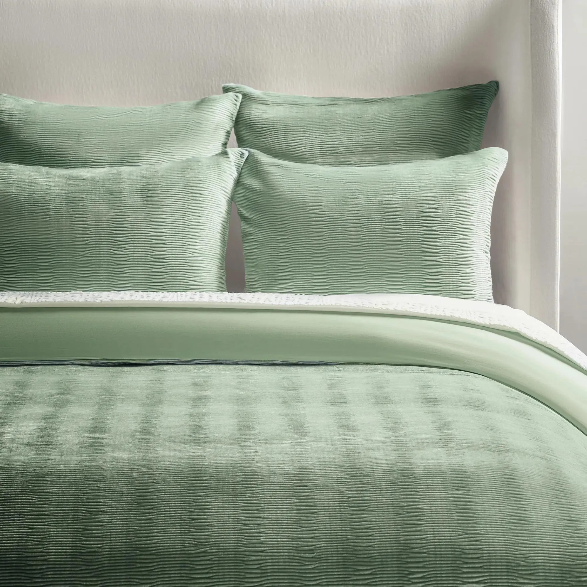 Vera Velvet Bedding Set - Malachite Green | Z Gallerie