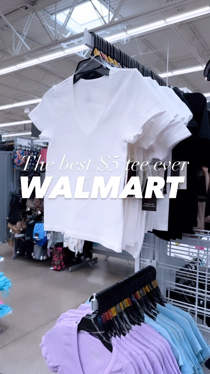 I’m so excited to find that my favorite V-neck ribbed tee from this past winter is now available in a short sleeved version for summer!!! Only $5!!! So stretchy, flattering, comfy, and washes well too!!!
⬇️⬇️⬇️
Tee sized up to large but medium would have been fine! 
Shorts sized up to 6 for roomy fit
Jeans TTS size 4
Mules sized up entire size
Flip flops run small

#LTKStyleTip #LTKFindsUnder100 #LTKFindsUnder50