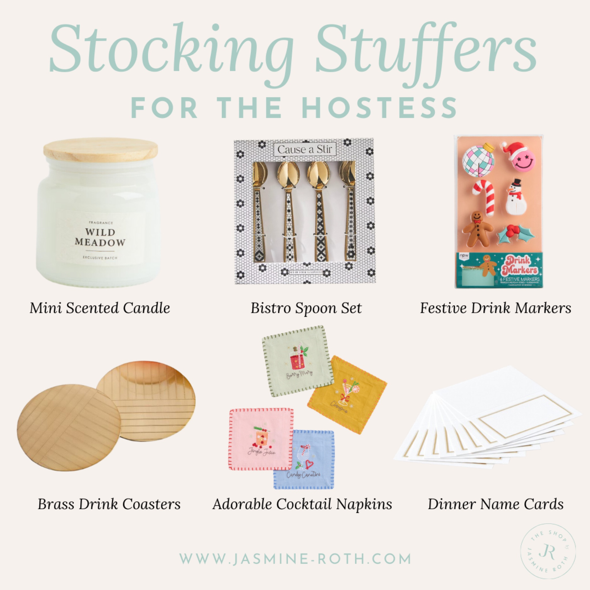 Shop stocking stuffers for the hostess. 

#giftguide #stockingstuffers #hostingessentials 

#LTKGiftGuide #LTKHoliday
